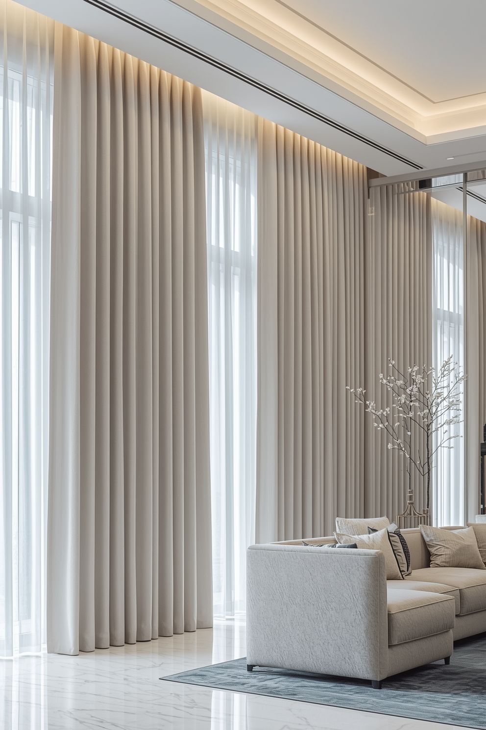 Minor full curtain