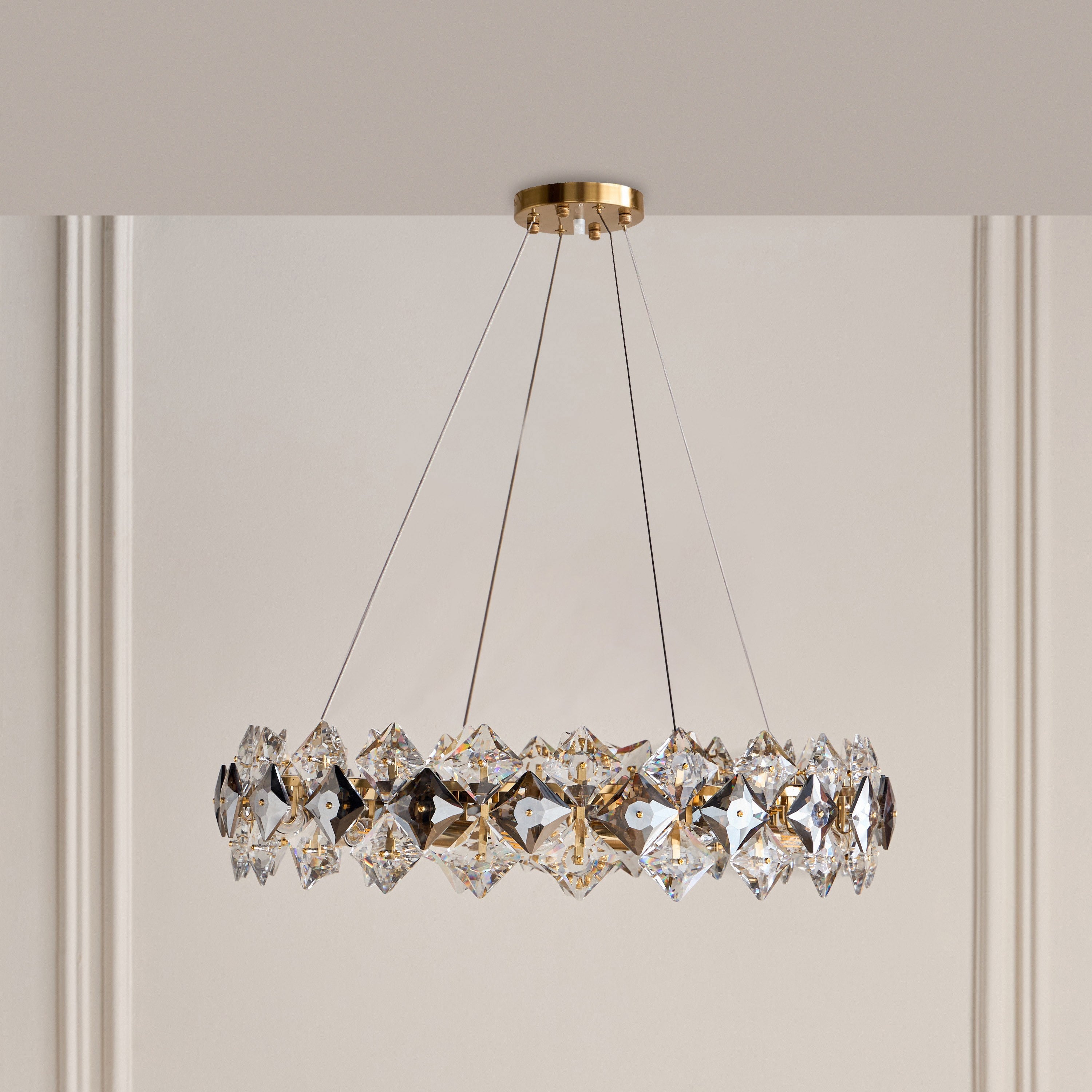 Crystal Ring Chandelier