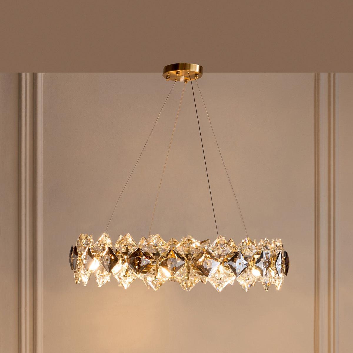 Crystal Ring Chandelier