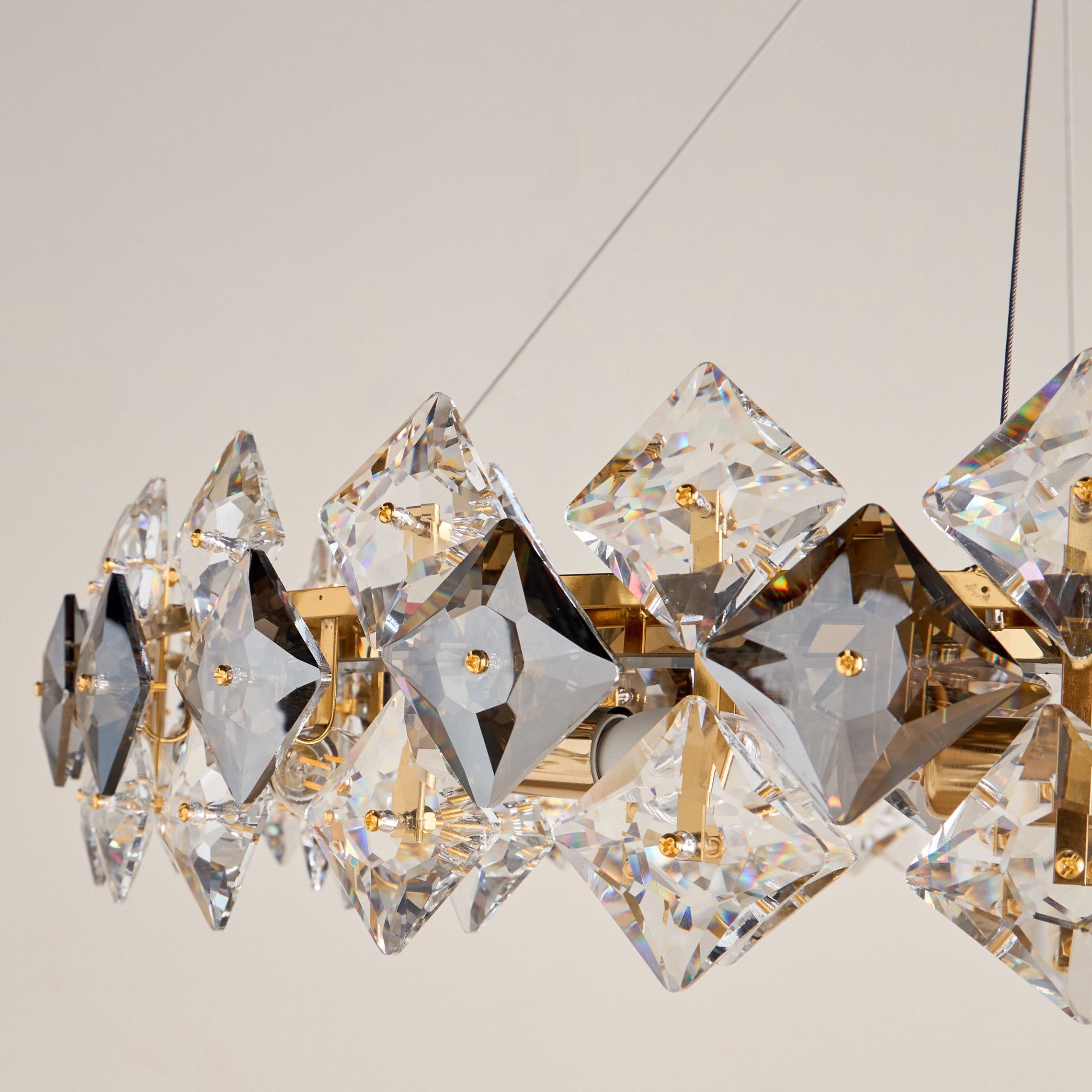 Crystal Ring Chandelier