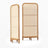 Rattaber Wood Cane Panel Privacy Screen | One Piece Partition
