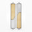 Stainless Steel Frame Rattan Webbing Glass Panel |  One Piece Partition