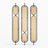 Stainless Steel Frame Rattan Webbing Glass Panel | Privacy Screen SGR03