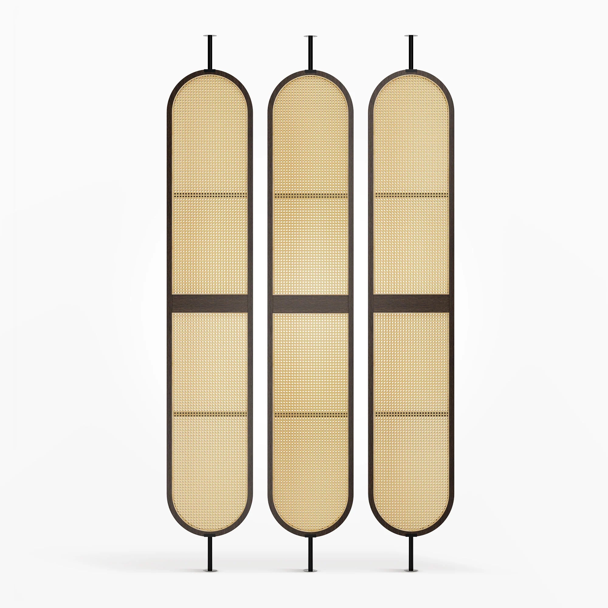 Loval Wood Rattan Cane Webbing Panel | One Piece Partition