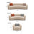 Modern Curved 7-Seater Luxury Sofa Set (3+2+1+1) | Fully Customizable Size & Fabric