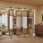 Mesh Fluted Glass Cane Privacy Screen | One Piece Partition