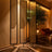 Stainless Steel Frame Rattan Webbing Glass Panel |  One Piece Partition