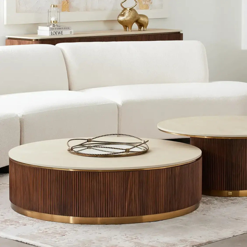 Welder Walnut Veneer Coffee Table