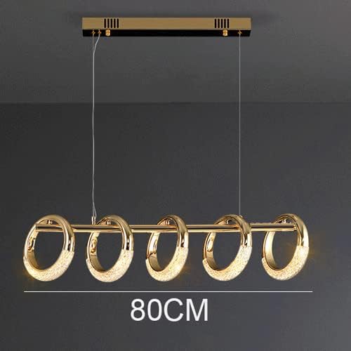 Modern Gold Ring Pendant Light