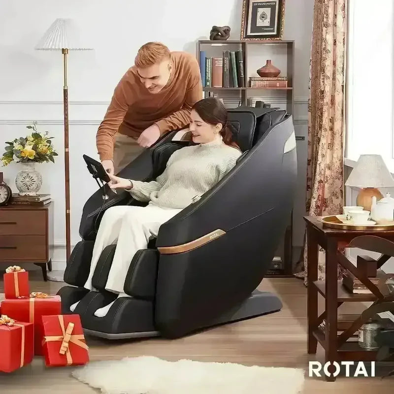 Ekanite 2 in 1 Massage Chair and Sofa (Black)