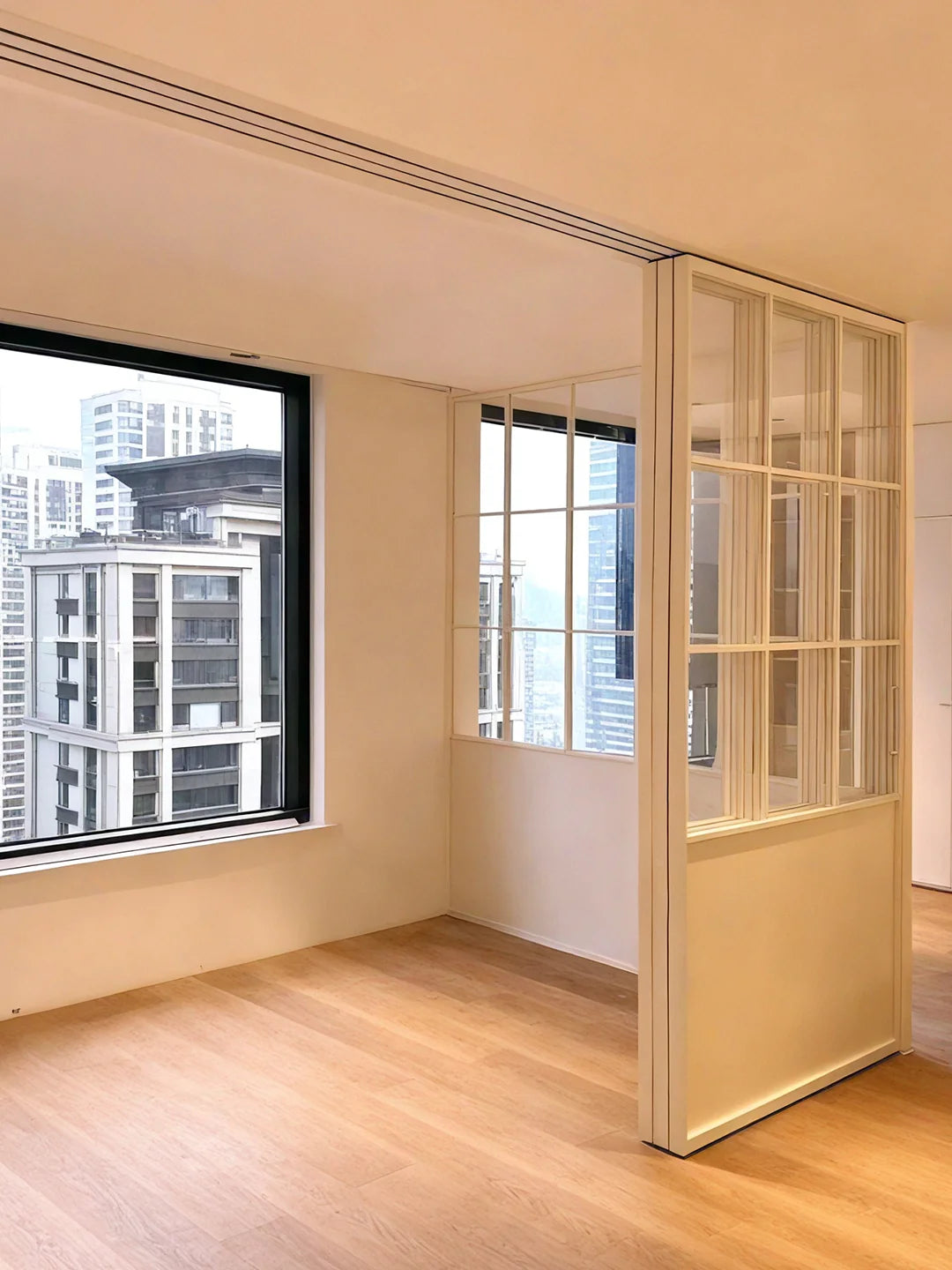 Stylor Aluminum Sliding Glass Partition Door