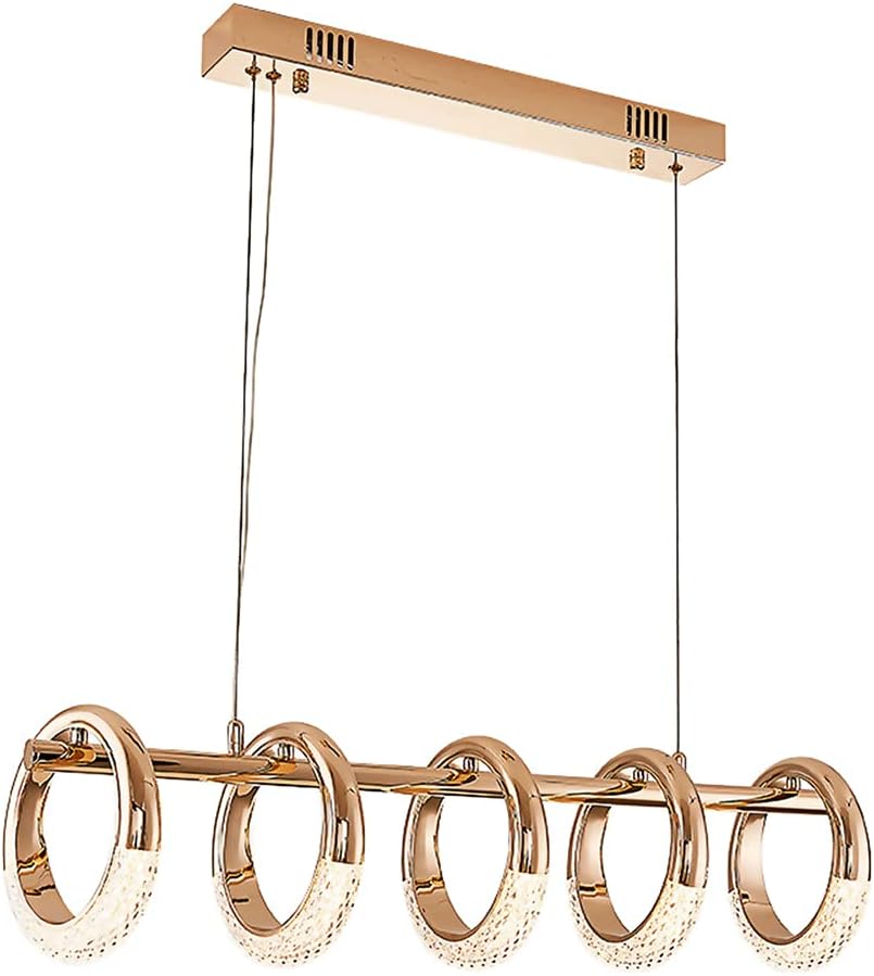 Modern Gold Ring Pendant Light