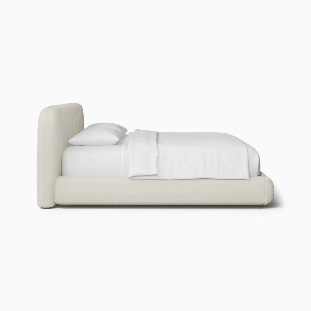 Eiden Curved Headboard Bed