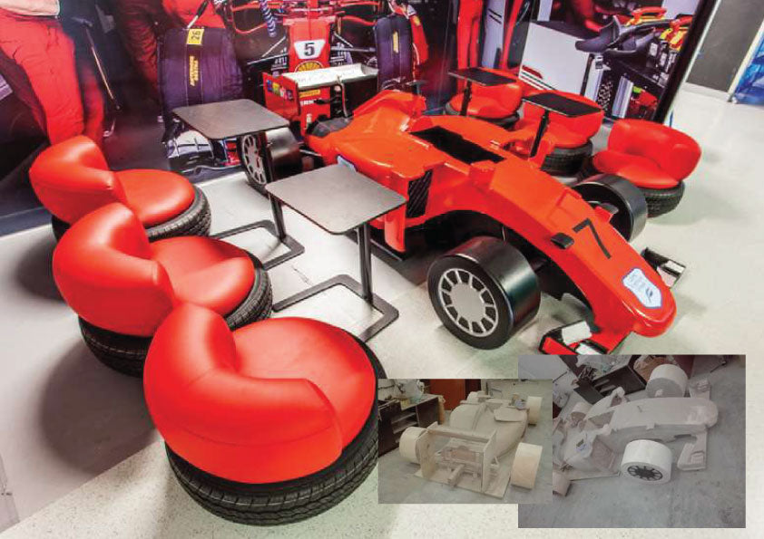 Kids Study & Discussion Zone – Ferrari Garage Theme