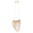 Wave‑Form Wooden Pendant Light
