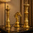 Luxury Antique Gold Chess Piece Decor Set (King, Queen, Knight)