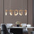 Modern Gold Ring Pendant Light
