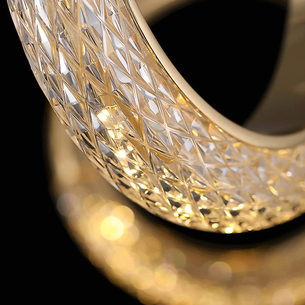 Modern Gold Ring Pendant Light