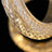 Modern Gold Ring Pendant Light