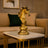 Luxury Antique Gold Chess Piece Decor Set (King, Queen, Knight)