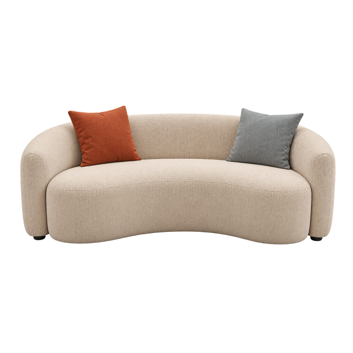 Modern Curved 7-Seater Luxury Sofa Set (3+2+1+1) | Fully Customizable Size & Fabric