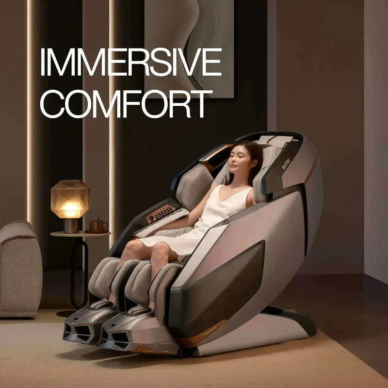 AI Robotic Massage Chair (Glacier Silver)