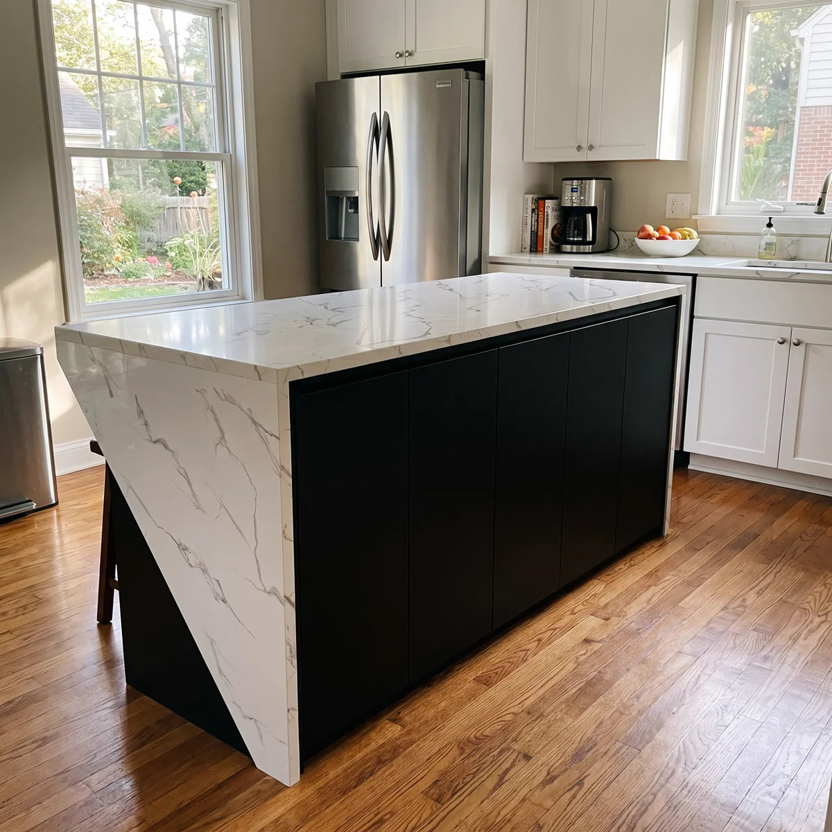 Wide Dual‑Access Kitchen Island