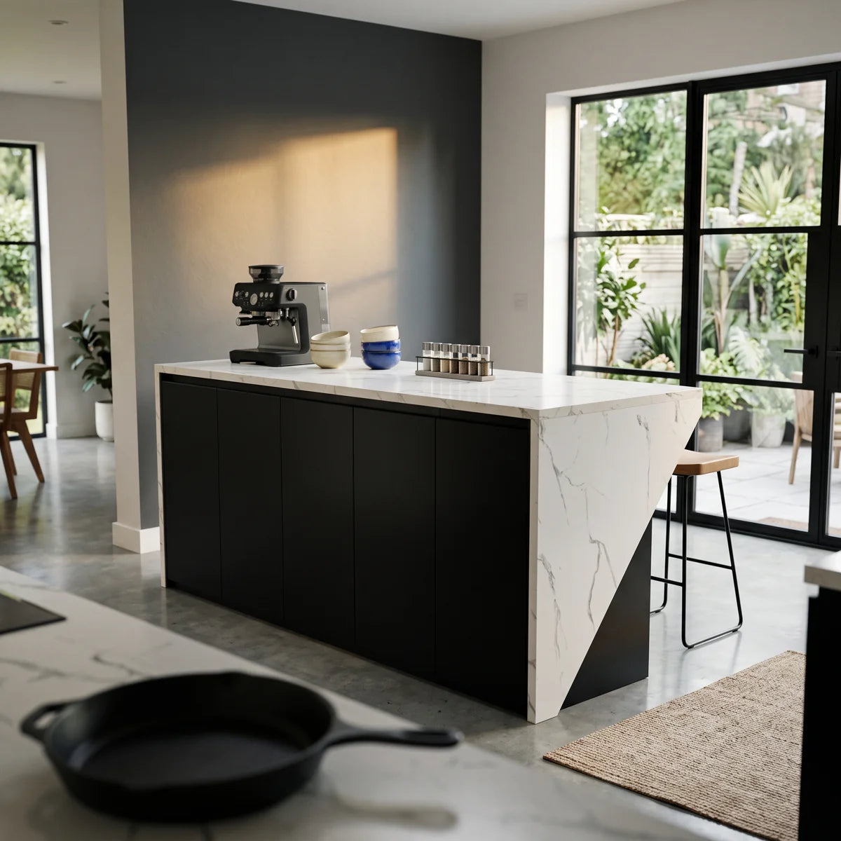 Wide Dual‑Access Kitchen Island