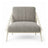 Extured Tweed & Speckled White Metal