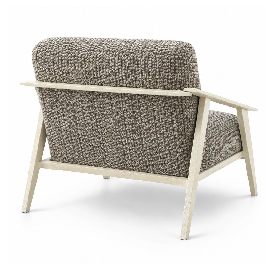Extured Tweed & Speckled White Metal