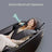 Ekanite 2 in 1 Massage Chair and Sofa (Black)