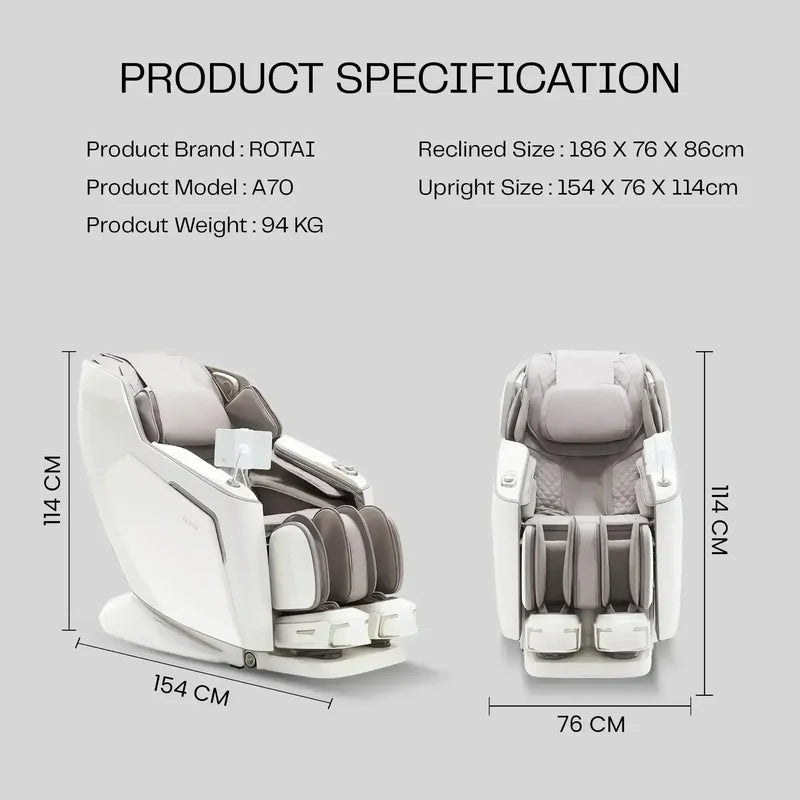 Vanquish Massage Chair (White)