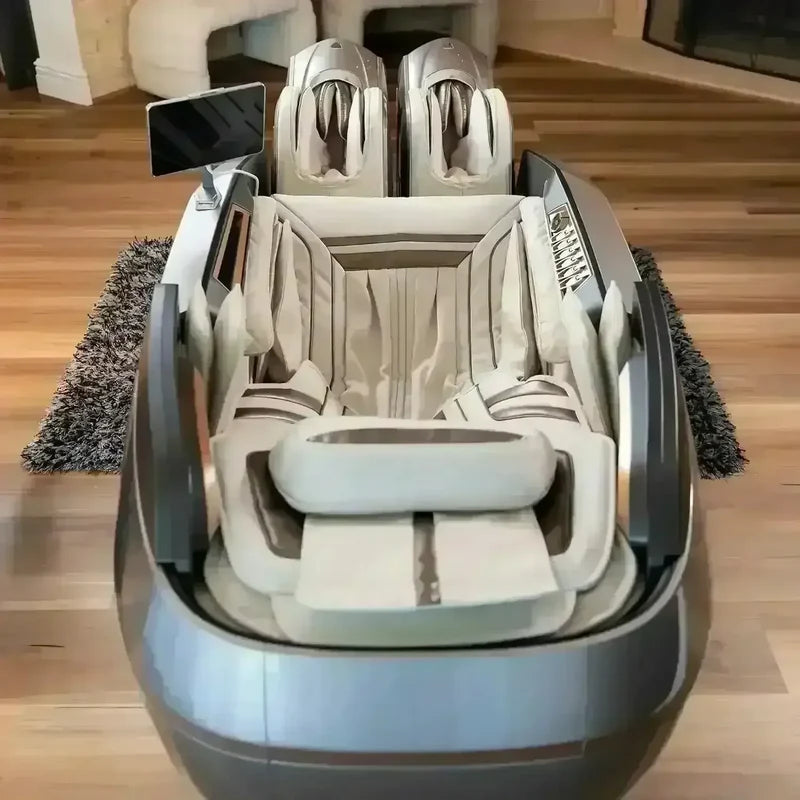 AI Robotic Massage Chair (Glacier Silver)