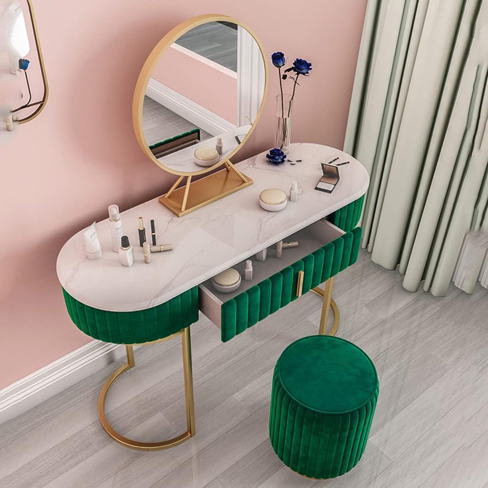 Melbon Marble Makeup Vanities