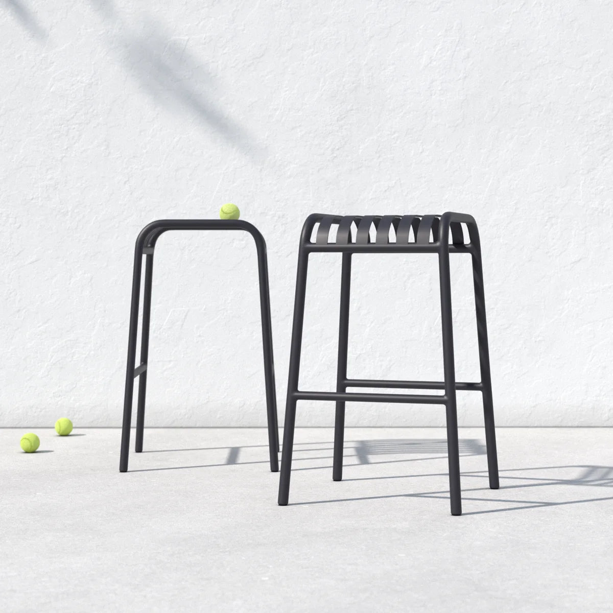 Backless Outdoor Bar Stool (Set of 2)
