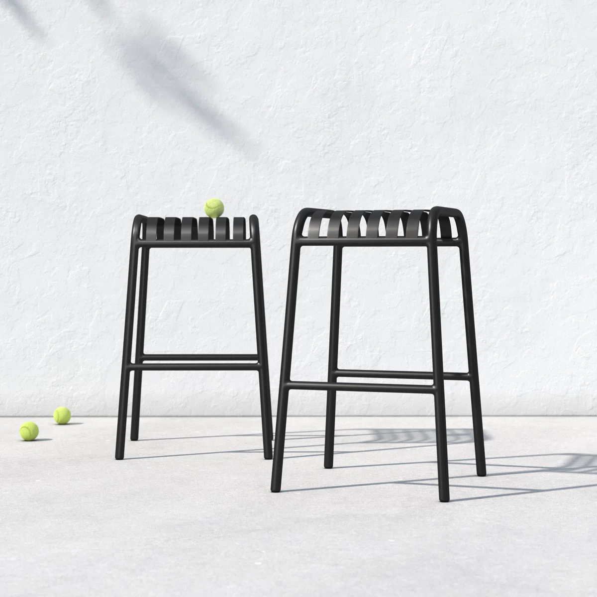 Backless Outdoor Bar Stool (Set of 2)
