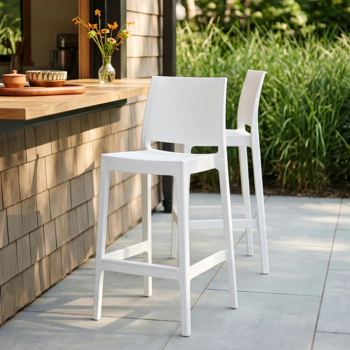 Andrio Outdoor Bar Stool (Set of 2)