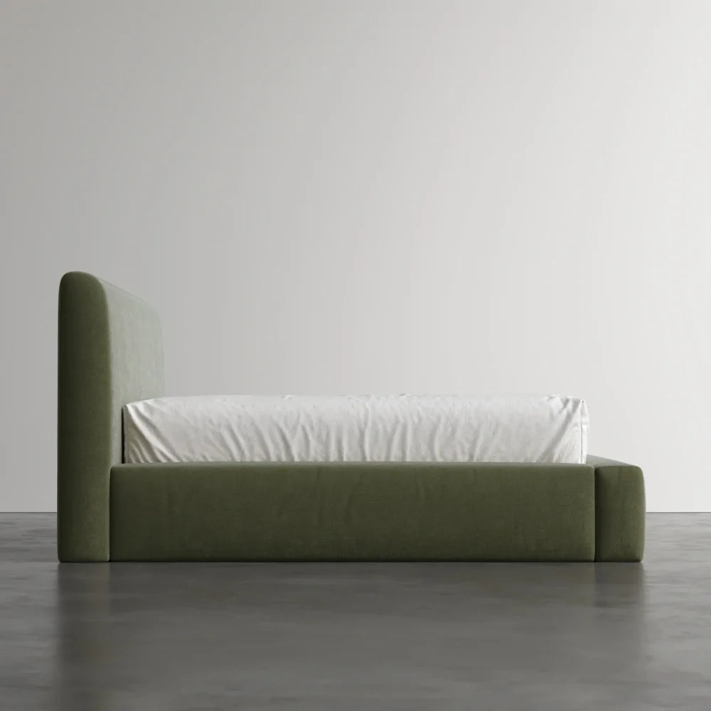 Greenish King Bed
