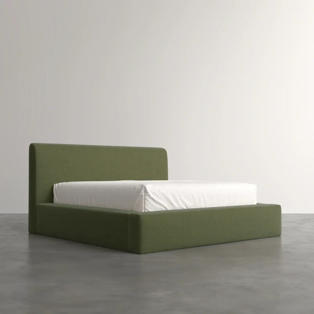 Greenish King Bed