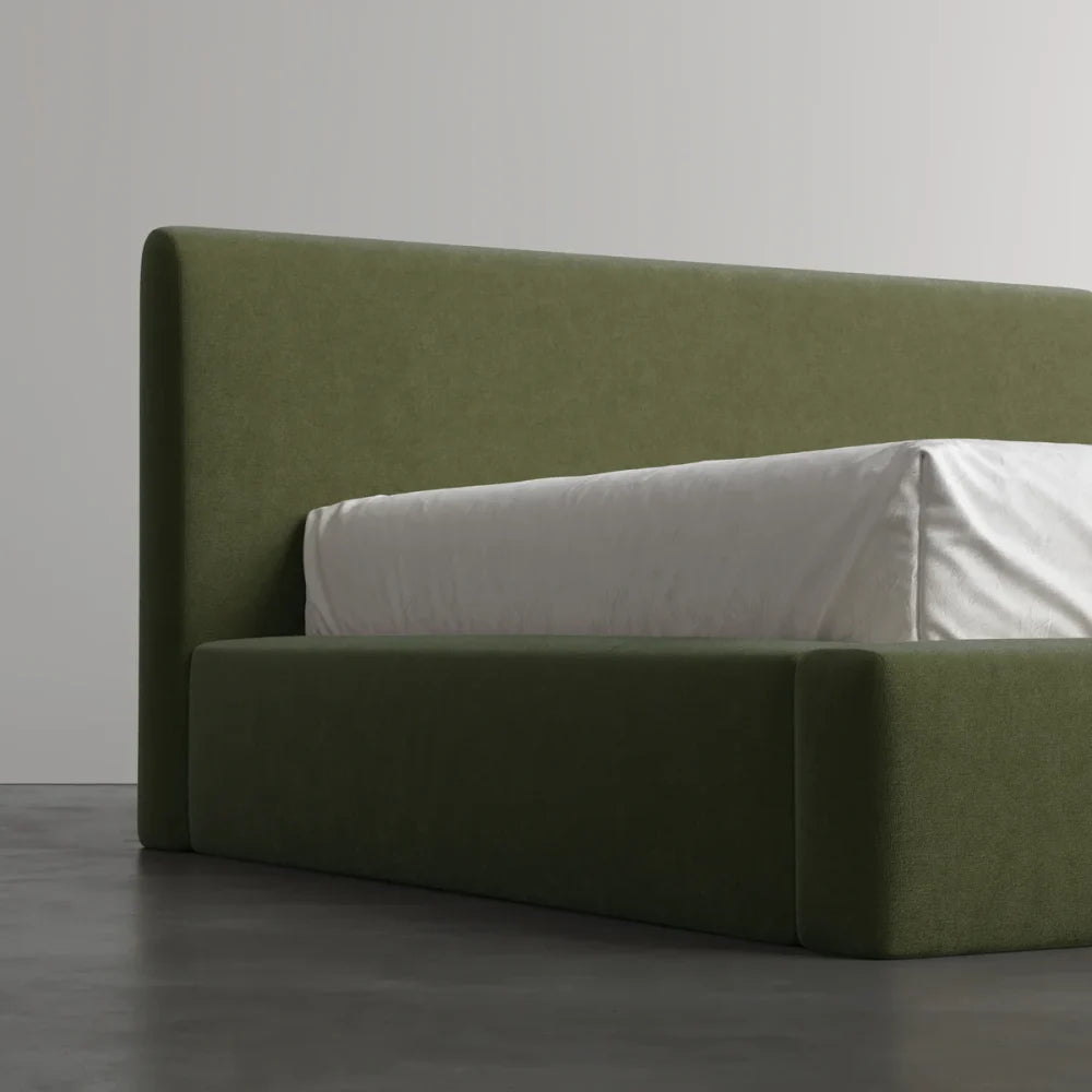Greenish King Bed