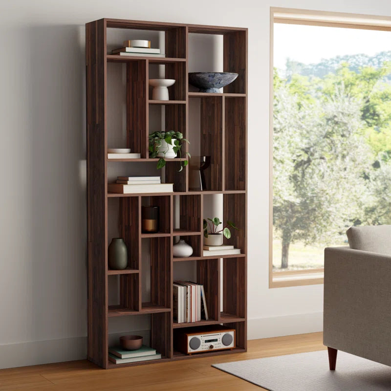 Alden 41" Walnut Bookcase