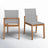Sainu Outdoor Stacking Dining Side Chair (Set of 2)