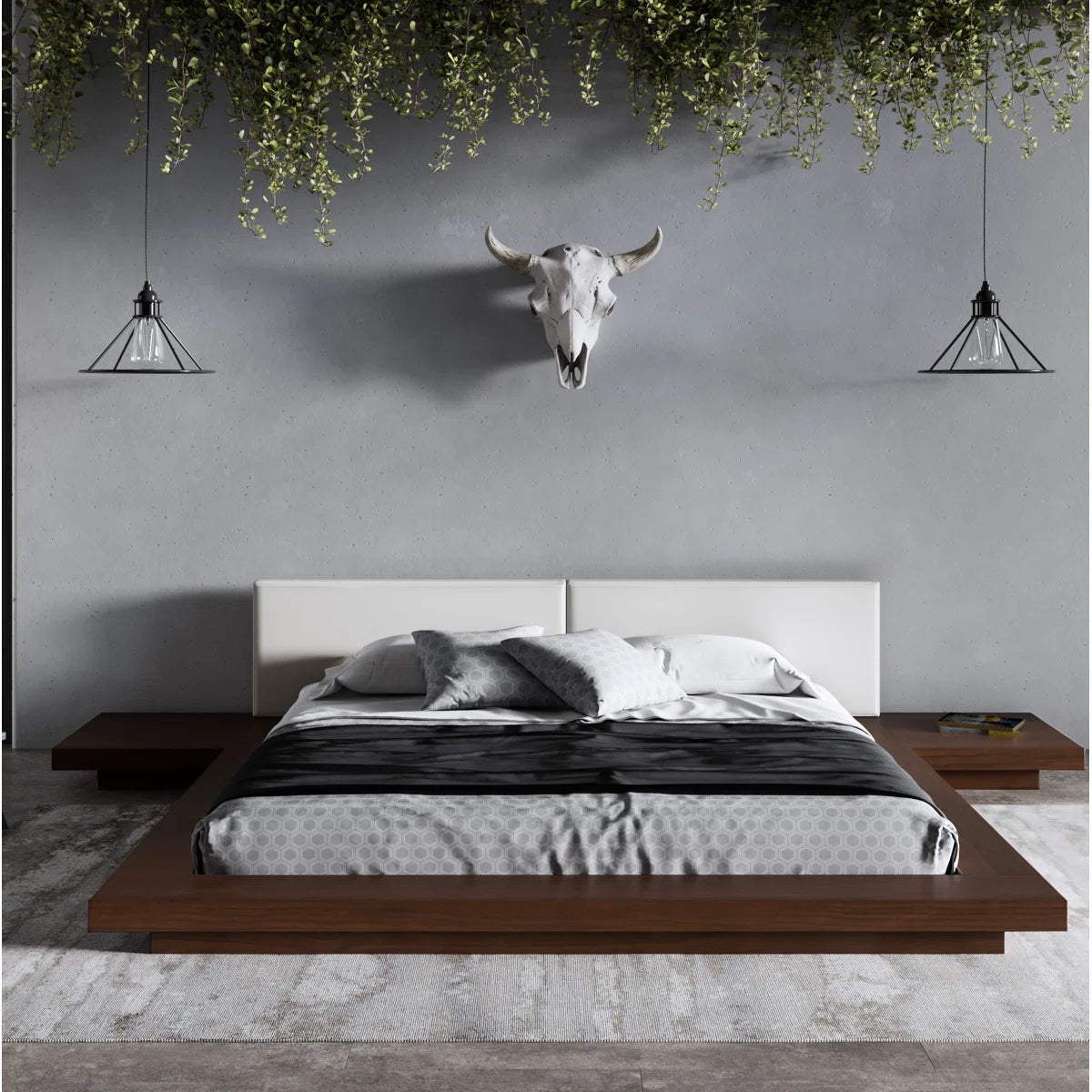 Monderlac Upholstered Panel Storage Bed