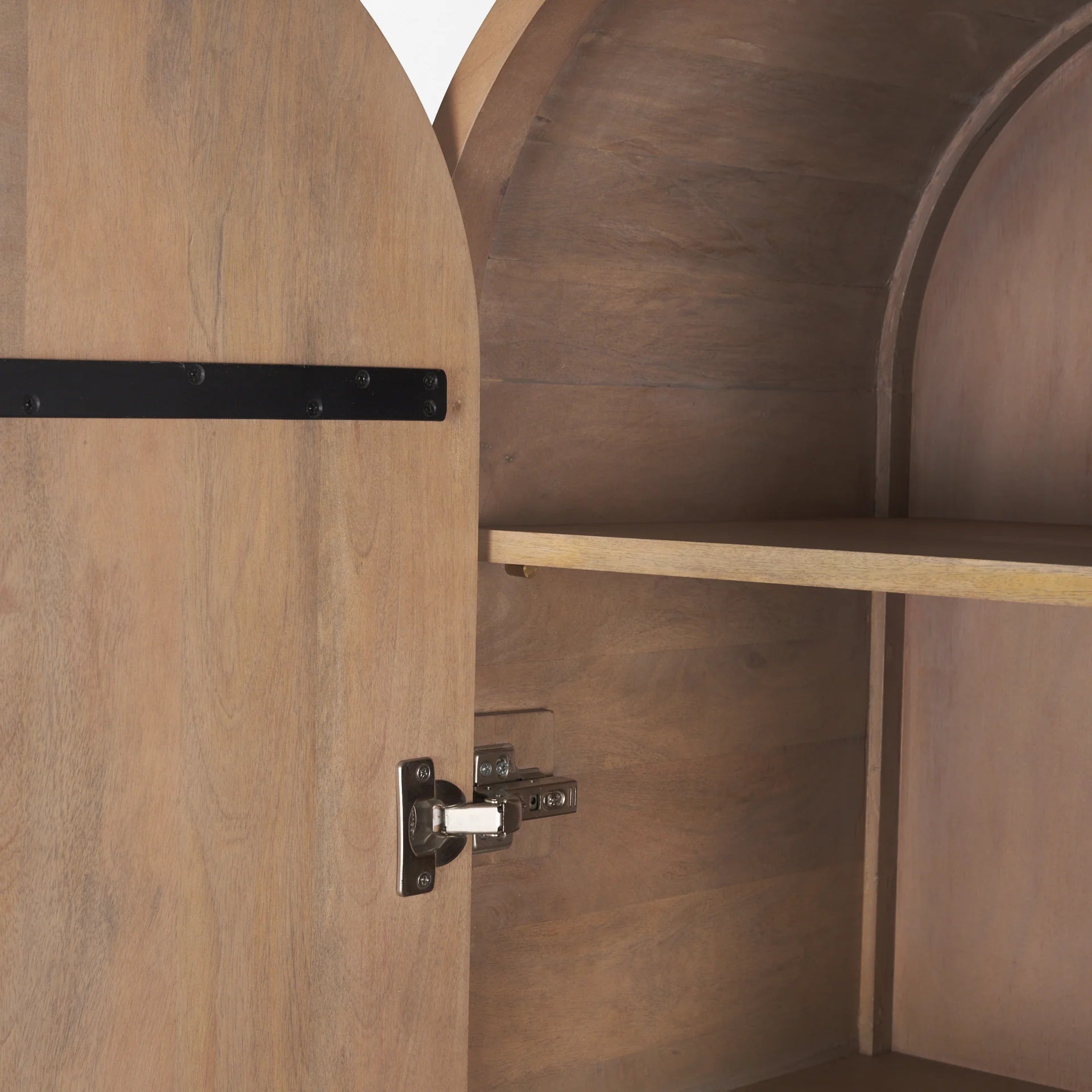 Buller Fluted White Oak Veneer Cabinet