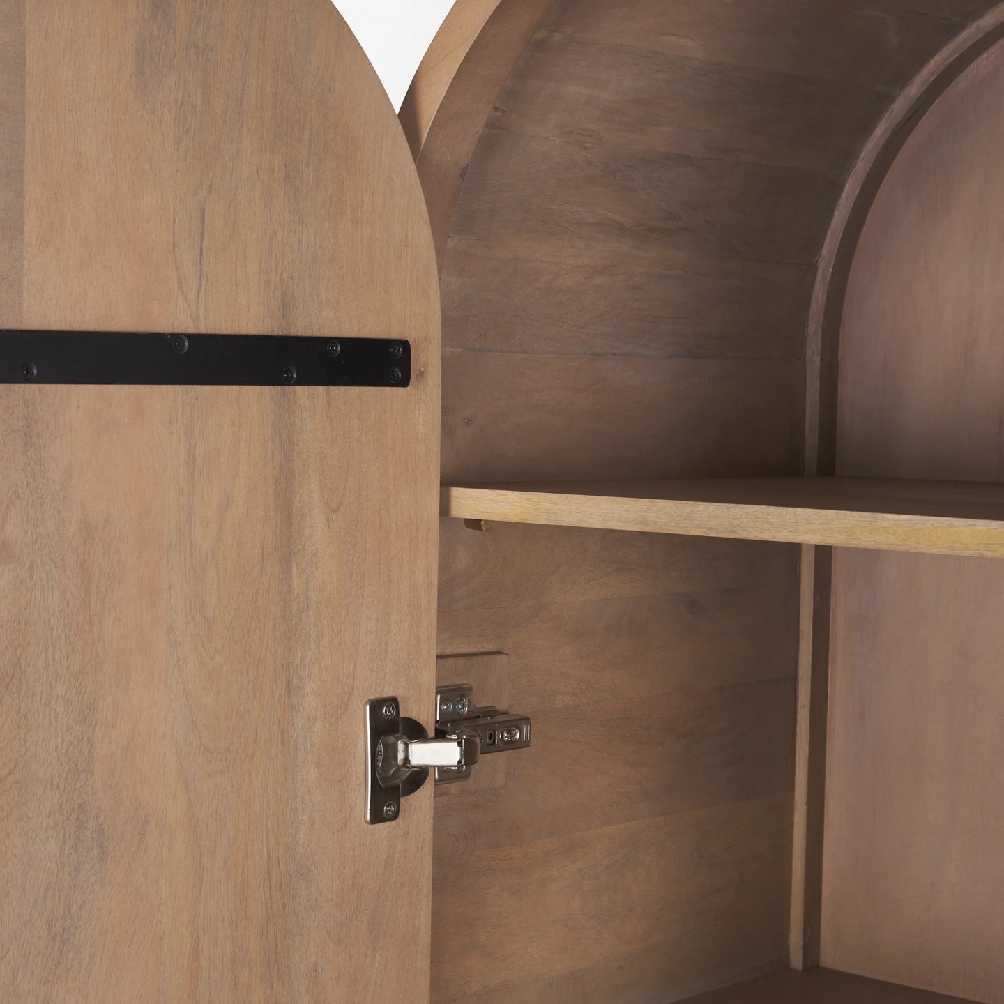 Buller Fluted White Oak Veneer Cabinet