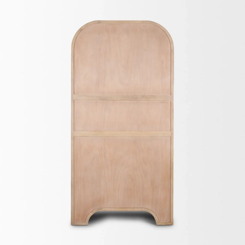 Buller Fluted White Oak Veneer Cabinet