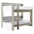 Arden White Oak Bunk Bed with Trundle