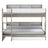 Arden White Oak Bunk Bed with Trundle