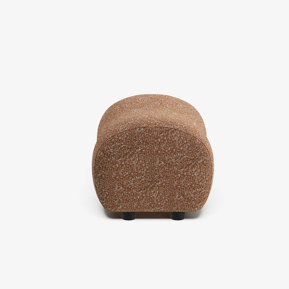 Arlo Boucle Curve Ottoman