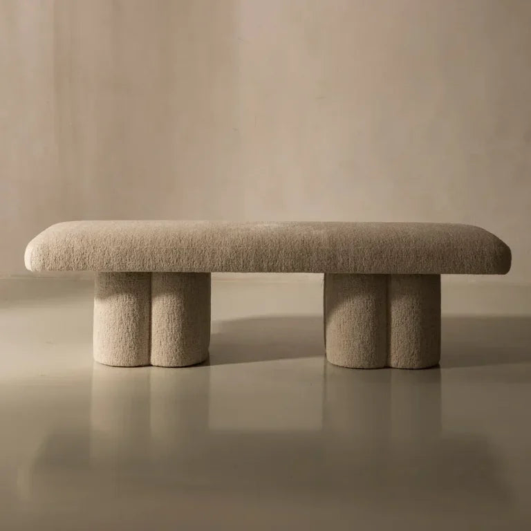 Aspen Bouclé Bench